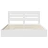 vidaXL Letto con Contenitore Bianco 180 x 200 cm Legno multistrato