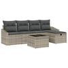 vidaXL Set di divani 6 pz polyrattan