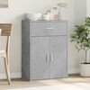 vidaXL Credenza Grigio Cemento 60x30x84 cm in Legno Multistrato