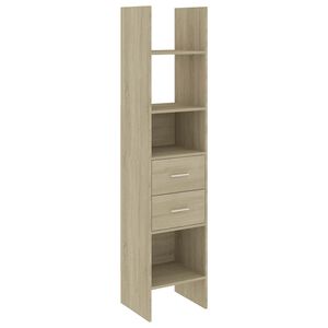 vidaXL Libreria Rovere Sonoma 40x35x180 cm in Legno Multistrato