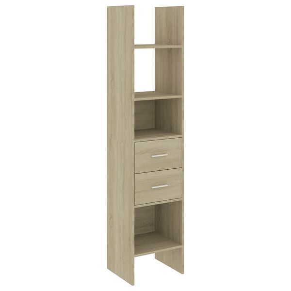 vidaXL Libreria Rovere Sonoma 40x35x180 cm in Legno Multistrato