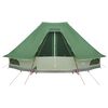 vidaXL Tenda Tipi Familiare con tetto Verde 466 x 310 x 240 cm