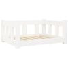 vidaXL Cuccia per Cani Bianca 65,5x50,5x28 cm Legno Massello di Pino