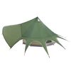 vidaXL Tenda Teepee con tetto Verde e Grigio 600 x 600 x 347 cm