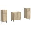 vidaXL Set di armadietti da bagno in 3 pezzi ZWOLLE Rovere Sonoma