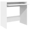 vidaXL Scrivania Bianco 77,5 x 43 x 79 cm Legno multistrato