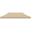 vidaXL Tetto per Tendone per Feste 6x3 m Beige 270 g/m²