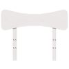 vidaXL Testiera Bianca 100 cm in Legno Massello di Pino