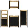 vidaXL Set di mobili per il bagno 4 pcs Legno di mango massello