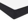 vidaXL Letto a Molle con Materasso e LED Nero 90x210 cm in Velluto