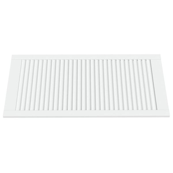 vidaXL Anta a Lamelle Bianca 99,3x49,4 cm in Legno di Pino