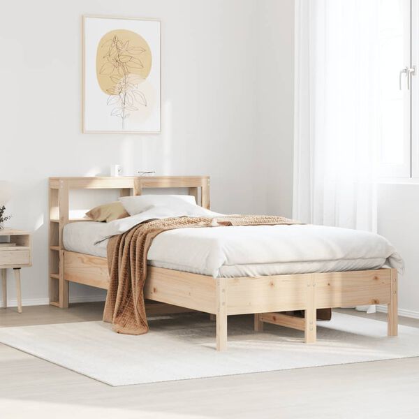 vidaXL Letto senza Materasso 120x190 cm in Legno Massello di Pino