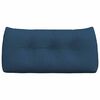 vidaXL Cuscino per Schiena Blu 100 x 24 x 50 cm Tessuto