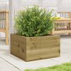 vidaXL Fioriera da Giardino 40x40x23 cm in Legno di Pino Impregnato