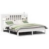 vidaXL Giroletto con Libreria senza Materasso 180x200 cm in Legno Pino