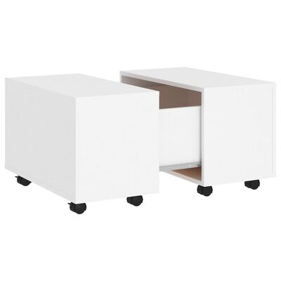 vidaXL Tavolino da Salotto Bianco 60x60x38 cm in Legno Multistrato