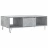vidaXL Tavolino Salotto Grigio Cemento 104x60x35 cm Legno Multistrato