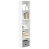 vidaXL Libreria Bianca 40x30x189 cm in Legno Multistrato