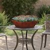 vidaXL Vaso da giardino 5 pcs Ruggine 50 x 50 x 15 cm