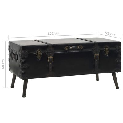 vidaXL Tavolino da Caffè in MDF e Acciaio 102x51x48 cm