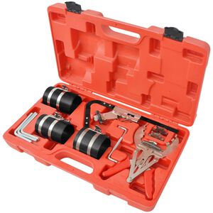 vidaXL Set Attrezzi di Manutenzione Fascia Pistone 11 pezzi
