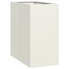 vidaXL Fioriera Bianca 40x80x80 cm in Acciaio