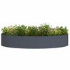 vidaXL Vasi da giardino 5 pcs Antracite 120 x 120 x 20 cm Acciaio