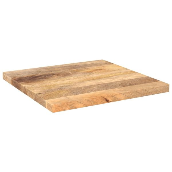 vidaXL Piano per Tavolo 50x50x3,8 cm Quadrato Legno Massello di Pino