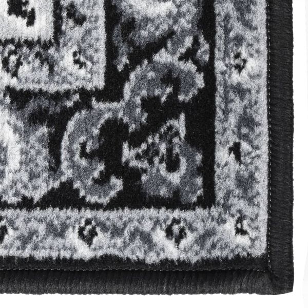 vidaXL Tappeto Lungo in BCF Nero 60x300 cm