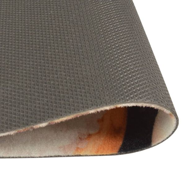 vidaXL Tappeto da Cucina Lavabile Verdure 60x180 cm Velluto