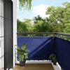 vidaXL Paravento da Balcone Blu 90x1000 cm 100% Poliestere Oxford