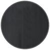 vidaXL Tappeto Rotondo Grigio 100 cm in Bamb&ugrave;