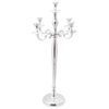 vidaXL Candelabro Argento 32 x 32 x 79,5 cm Alluminio