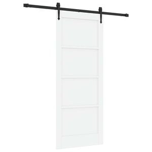 vidaXL Porta scorrevole ORKDAL 83 x 202 cm Legno Massello di Pino