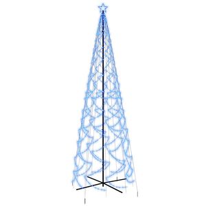 vidaXL Albero di Natale a Cono Blu 1400 LED 160x500 cm