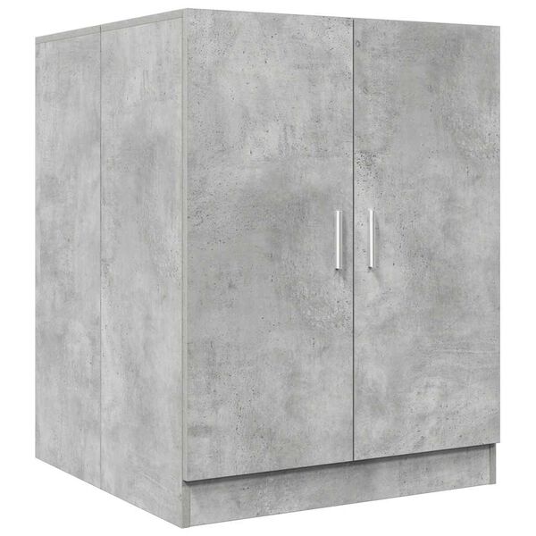vidaXL Mobile per Lavatrice Grigio Cemento 71x71,5x91,5 cm