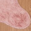 vidaXL Tappeto antiscivolo in di coniglio sintetica Olite Rosa