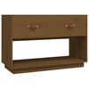 vidaXL Mobile Porta TV ambra 90x40x60 cm in Legno Massello di Pino