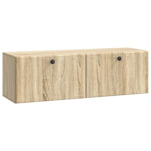 vidaXL Mobile Porta TV da Muro Rovere Sonoma 98 x 31 x 30 cm