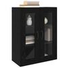 vidaXL Armadi da Muro 2 pcs Rovere nero 69,5 x 34 x 90 cm
