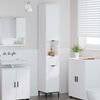 vidaXL Mobile da Bagno con cassetto Bianco 31,5 x 33 x 190 cm