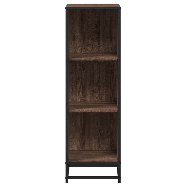 vidaXL Libreria Rovere Marrone 33,5x33x107,5 cm in Legno Multistrato