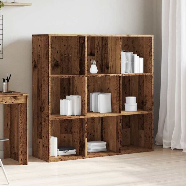 vidaXL Libreria Legno Antico 98x29x97,5 cm