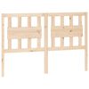 vidaXL Testiera per Letto 140,5x4x100 cm Legno Massello di Pino