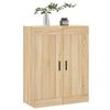 vidaXL Mobile a Parete Rovere Sonoma 69,5x34x90 cm Legno Multistrato