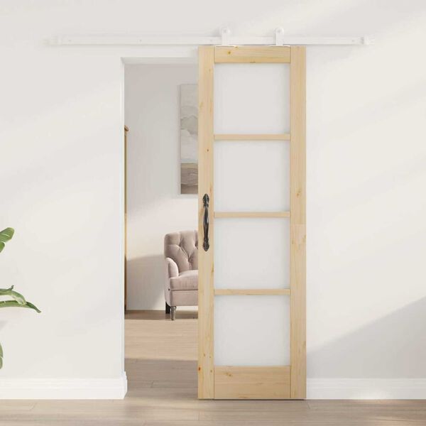 vidaXL Porta scorrevole ORKDAL Naturale 61 x 198,5 cm