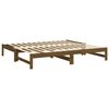 vidaXL Dormeuse Estraibile Ambra 2x(90x190) cm Legno Massello di Pino