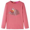 vidaXL Maglietta da Bambina a Maniche Lunghe Rosa Antico 140
