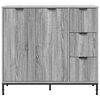 vidaXL Credenza Grigio Sonoma 89,5 x 33 x 82 cm Legno multistrato