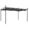 vidaXL Pergola con Tetto Retrattile Antracite 395x292x230 cm